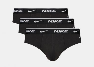 NIKE EVERYDAY SWOOSH BRIEF SLIP 3 PACK ΜΑΥΡΟ - NIKE - 