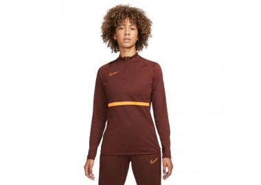 Nike Football Academy Χειμερινή Γυναικεία Μπλούζα Μακρυμάνικη με Φερμουάρ Καφέ CV2653-273 - Nike - 