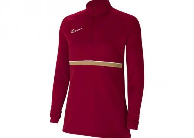 Nike Football Academy Χειμερινή Γυναικεία Μπλούζα Μακρυμάνικη με Φερμουάρ Μπορντό CV2653-677 - Nike - 