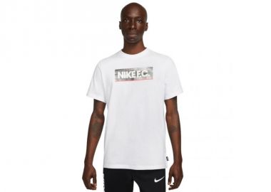 Nike Football F.C Seasonal Graphic Αθλητικό Ανδρικό T-shirt Λευκό με Στάμπα DH7444-100 - Nike - 