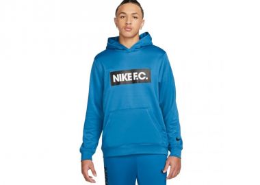 Nike Football F.C. Libero Ανδρικό Φούτερ με Κουκούλα και Τσέπες Μπλε DC9075-407 - Nike - 