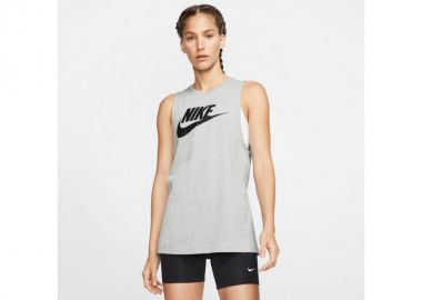 Nike Γυναικεία Μπλούζα Μακρυμάνικη Γκρι CW2206-063 - Nike Sportswear - 