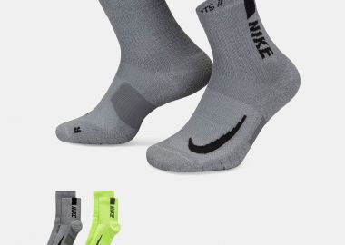 NIKE MULTIPLIER RUNNING ANKLE SOCKS (2 PAIRS) ΠΟΛΥΧΡΩΜΟ - NIKE - 