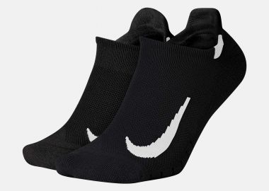 NIKE MULTIPLIER RUNNING SOCKS 2PAIRS ΜΑΥΡΟ - NIKE - 