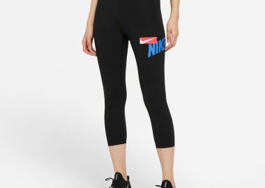 NIKE ONE CROPPED GRAPHIC TIGHTS ΜΑΥΡΟ - NIKE - 