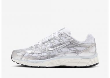 Nike P6000 White Blue Tint Sail Metallic Silver Women's BV1021106 MBS - Nike - 
