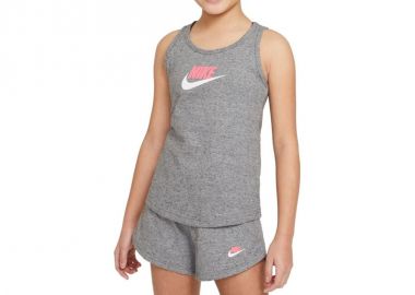 Nike Παιδική Καλοκαιρινή Μπλούζα Αμάνικη Γκρι DA1386-091 - Nike Sportswear - 