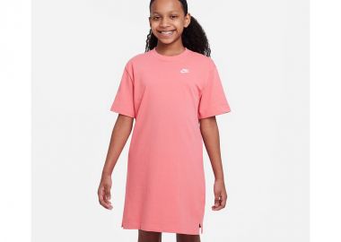 Nike Παιδικό Φόρεμα Κοντομάνικο Κοραλί FB1258-894 - Nike Sportswear - 