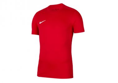 Nike Park VII Ανδρικό Αθλητικό T-shirt Κοντομάνικο Dri-Fit Κόκκινο BV6708-657 - Nike - 