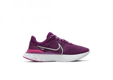 Nike React Infinity Run Flyknit 3 DD3024-500 Γυναικεία Αθλητικά Παπούτσια Running Μωβ - Nike - 