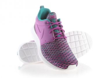 Nike Roshe NM Flyknit 746825-500 Ανδρικά Αθλητικά Παπούτσια Running Μωβ - Nike - 