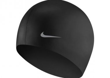 Nike Solid TESS0106-001 Σκουφάκι Κολύμβησης Παιδικό από Σιλικόνη Μαύρο - Nike - 