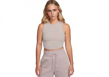 Nike Sportswear Chill Knit Women's TShirt Beige FB8279 019 - Nike - 