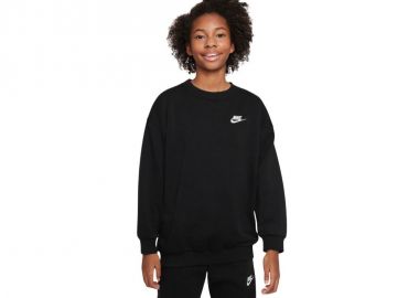 Nike Sportswear Club Fleece Kids' Sweatshirt Black FD2923 010 - Nike - 