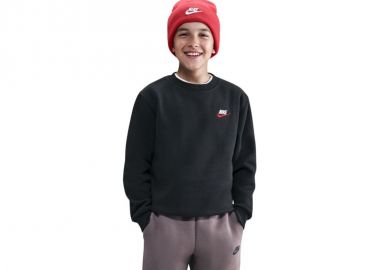 Nike Sportswear Club Fleece Kids' Sweatshirt Black FD3006 012 - Nike - 
