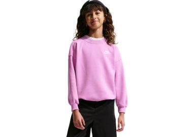Nike Sportswear Club Fleece Kids' Sweatshirt Pink FD2923 503 - Nike - 