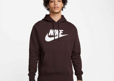 NIKE SPORTSWEAR CLUB PULLOVER HOODIE ΚΟΚΚΙΝΟ - NIKE - 