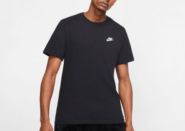 NIKE SPORTSWEAR CLUB TEE ΜΑΥΡΟ - NIKE - 