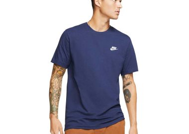 NIKE SPORTSWEAR CLUB TEE ΜΠΛΕ - NIKE - 