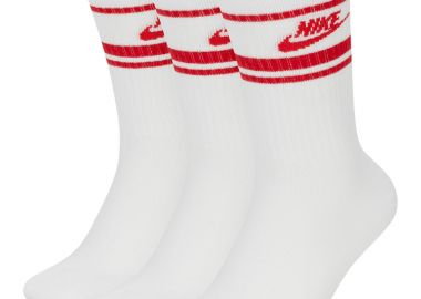 NIKE SPORTSWEAR ESSENTIAL SOCKS ΑΣΠΡΟ - NIKE - 