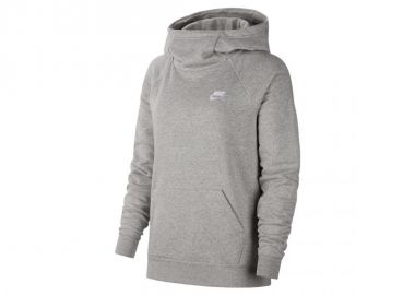 Nike Sportswear Essentials Γυναικείο Φούτερ με Κουκούλα Γκρι BV4116-063 - Nike - 