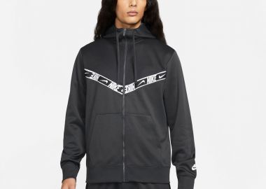 NIKE SPORTSWEAR FULL-ZIP HOODIE ΓΚΡΙ - NIKE - 