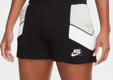 NIKE SPORTSWEAR HERITAGE SHORTS ΜΑΥΡΟ - NIKE - 
