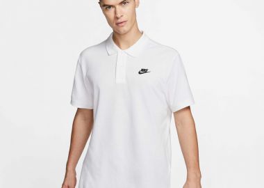 NIKE SPORTSWEAR POLO T-SHIRT ΑΣΠΡΟ - NIKE - 