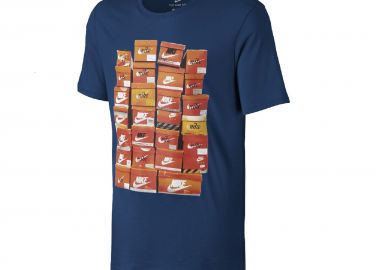 NIKE SPORTSWEAR TEE VINTAGE SHOEBOX ΜΠΛΕ - NIKE - 