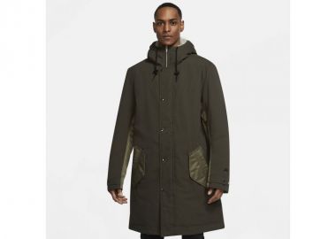 Nike Sportswear Therma-Fit Ανδρικό Χειμωνιάτικο Μπουφάν Παρκά Αδιάβροχο Πράσινο DD6775-355 - Nike Sportswear - 