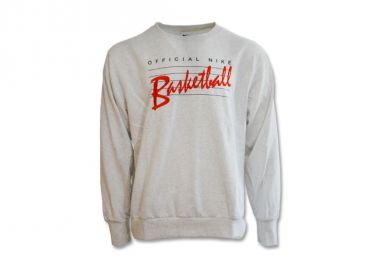 Nike Standard Issue Crew Sweatshirt Birch Basketball HeatherPale Ivory DA6741051 - Nike - 