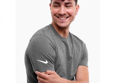 Nike Team Club 20 Αθλητικό Ανδρικό T-shirt Γκρι Μονόχρωμο CZ0881-071 - Nike - 