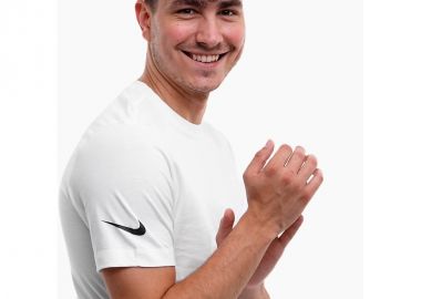 Nike Team Club 20 Αθλητικό Ανδρικό T-shirt Λευκό Μονόχρωμο CZ0881-100 - Nike - 