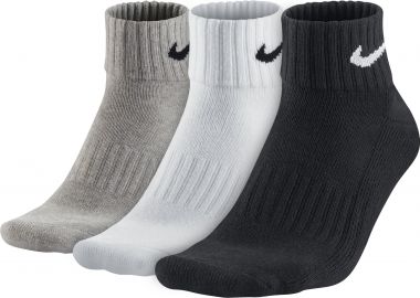 NIKE VALUE COTTON QUARTER - 3PAIR ΠΟΛΥΧΡΩΜΟ - NIKE - 