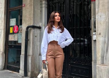 ΝILDA ψηλόμεσο παντελόνι δερματίνη - SOU - 