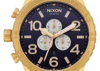 NIXON 51-30 Chrono - A083-2033-00 , Gold case with Stainless Steel Bracelet - Nixon - 