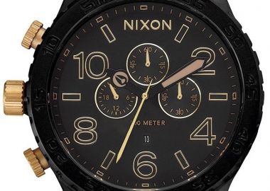 NIXON 51-30 Chrono - A1389-1041-00 , Black case with Stainless Steel Bracelet - Nixon - 