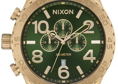 NIXON 51-30 Chrono - A1389-1919-00 , Gold case with Stainless Steel Bracelet - Nixon - 