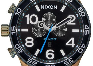 NIXON 51-30 Chrono - A1389-5092-00 , Olive Green case with Stainless Steel Bracelet - Nixon - 