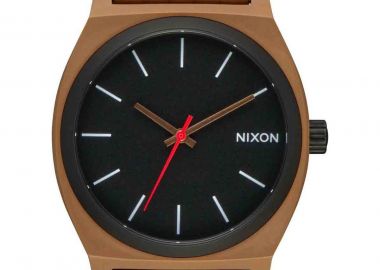 NIXON Time Teller - A045-5145-00 Brown case with Stainless Steel Bracelet - Nixon - 
