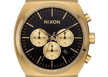 NIXON Time Teller Chronograph - A972-5333-00 Gold case with Stainless Steel Bracelet - Nixon - 
