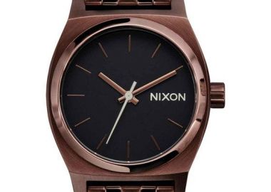 NIXON Time Teller Medium - A1130-5244-00 Brown case with Stainless Steel Bracelet - Nixon - 