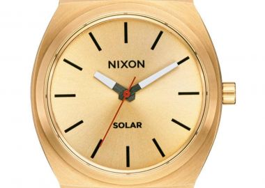 NIXON Time Teller Solar - A1369-510-00 Gold case with Stainless Steel Bracelet - Nixon - 