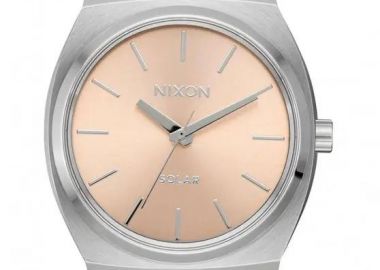 NIXON Time Teller Solar - A1369-5332-00 Silver case with Stainless Steel Bracelet - Nixon - 