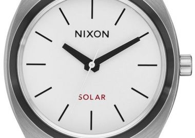 NIXON Time Teller Solar - A1369-5371-00 Silver case with Stainless Steel Bracelet - Nixon - 