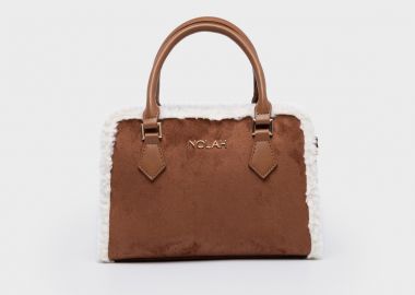 NOLAH ΓΥΝΑΙΚΕΙΑ ΤΣΑΝΤΑ AUTUMNLEAF BROWN CREAM - NOLAH - 