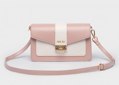 NOLAH ΓΥΝΑΙΚΕΙΑ ΤΣΑΝΤΑ DANNY PINK-CREAM - NOLAH - 