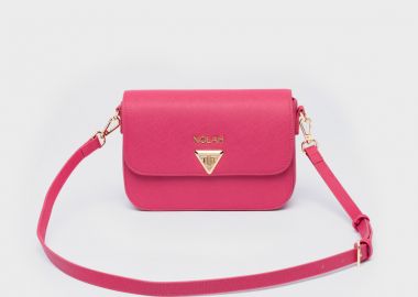 NOLAH ΓΥΝΑΙΚΕΙΑ ΤΣΑΝΤΑ FIONA PINK LIGHT GOLD - NOLAH - 