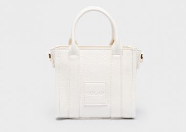 NOLAH ΓΥΝΑΙΚΕΙΑ ΤΣΑΝΤΑ KORINA SMALL OFFWHITE - NOLAH - 