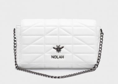 NOLAH ΓΥΝΑΙΚΕΙΑ ΤΣΑΝΤΑ ΩΜΟΥ SASKIA WHITE - NOLAH - 